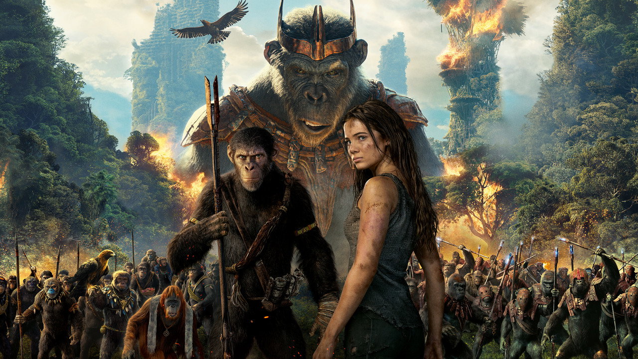 Kingdom of the Planet of the Apes (2024) movie backdrop
