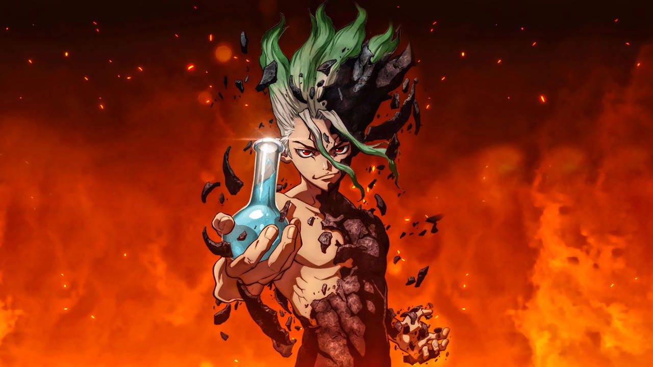 Dr. STONE (2019) TV show backdrop
