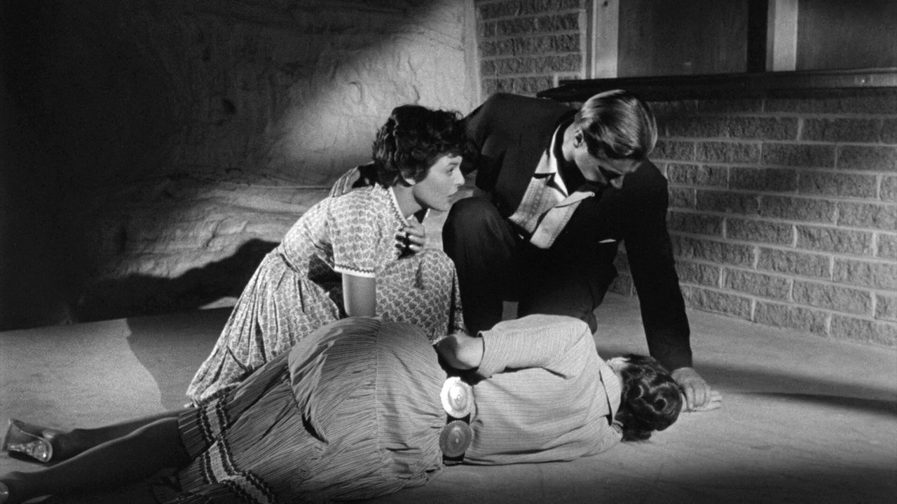 The Girl in Black Stockings (1957) movie backdrop