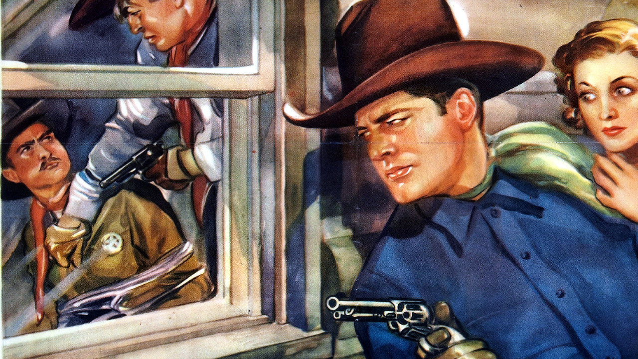 West of the Santa Fe (1938) movie backdrop