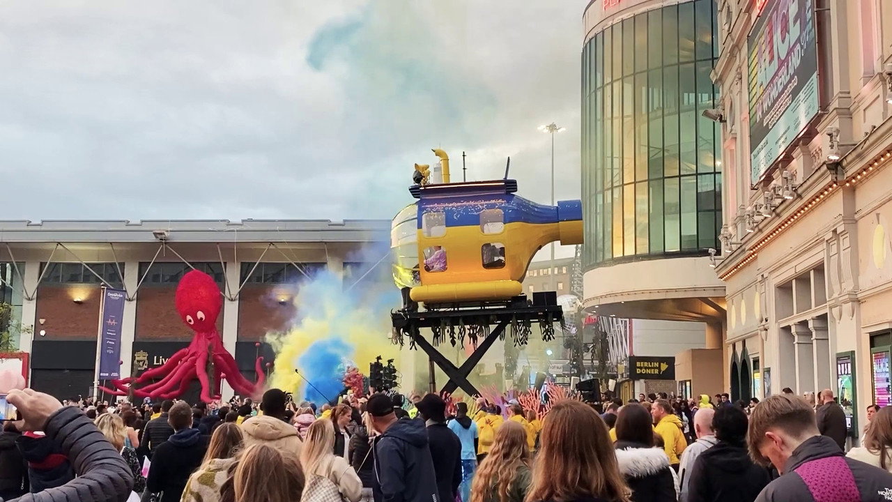 Liverpool. The Blue and Yellow Submarine (2023) movie backdrop