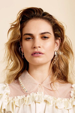 Lily James in Rebecca