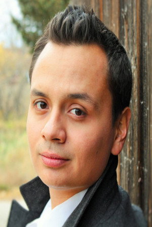 Michael Lakota Dillon in Silver Stars on Red Velvet
