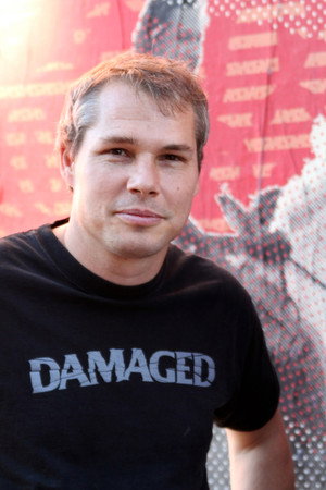 Shepard Fairey in Post New Bills: The Story of Green Patriot Posters