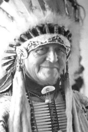 Luther Standing Bear in Cyclone of the Saddle