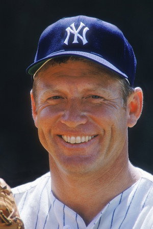 Mickey Mantle in Safe at Home!