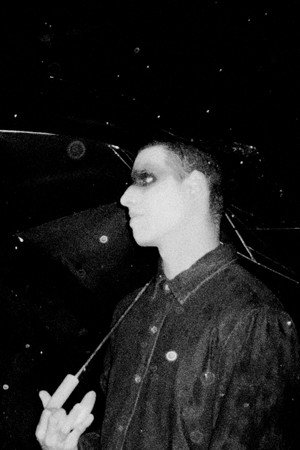 César Calero in Gray Stage
