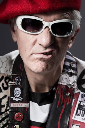 Captain Sensible in Punk Rock Vegan Movie