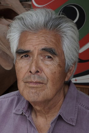 Robert Davidson in Haida Carver