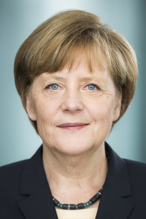 Angela Merkel in Laboratory Greece