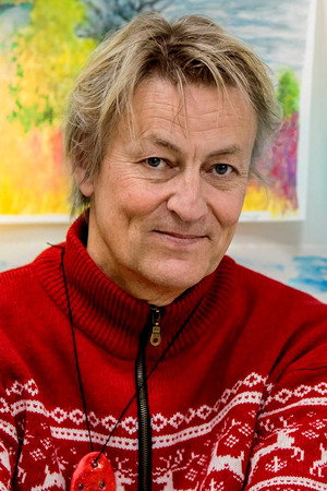 Lars Lerin in Livet är kort, konsten lång – filmen om Åke Göransson