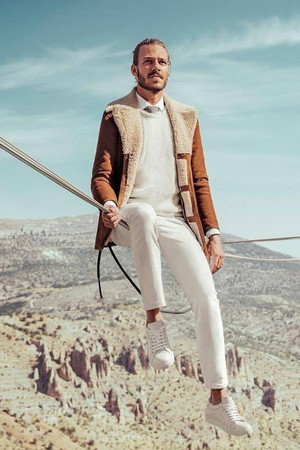 Rafael Bridi in Dibona, The Alpine highline project