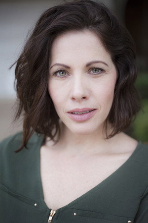 April Hartman in Forever Red