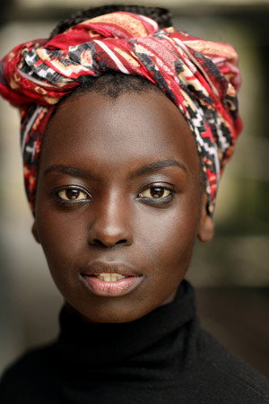 Akuc Bol in The Swimmers
