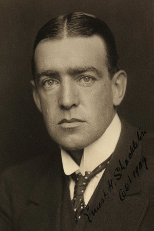 Ernest Shackleton in Departure of the British Antarctic Expedition from Lyttelton, New Zealand, 1st January, 1908.