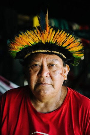 Davi Kopenawa Yanomami in Holding Up the Sky