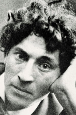 Marc Chagall in Chagall dans son jardin a Saint-Paul-de-Vence