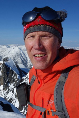 Lowell Skoog in Goldenhorn Pinnacle