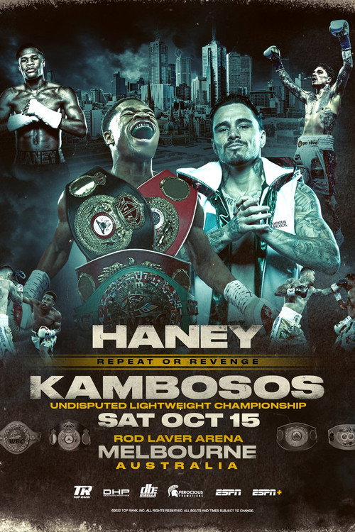 Devin Haney vs. George Kambosos Jr. II (2022) movie poster