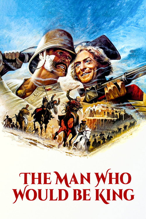 The Man Who Would Be King (1975) movie poster