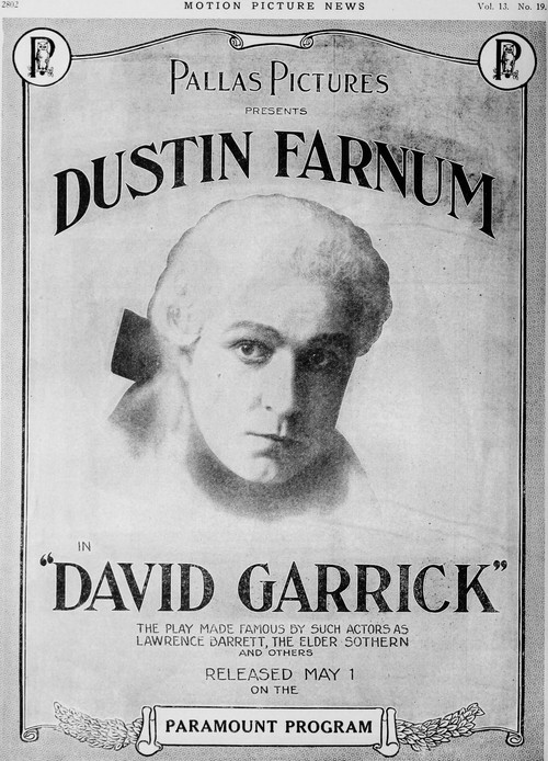 David Garrick (1916) movie poster