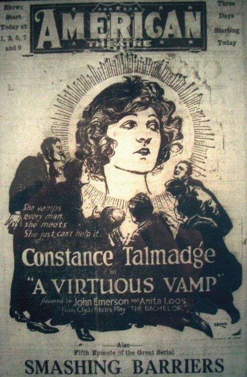 A Virtuous Vamp (1919) movie poster