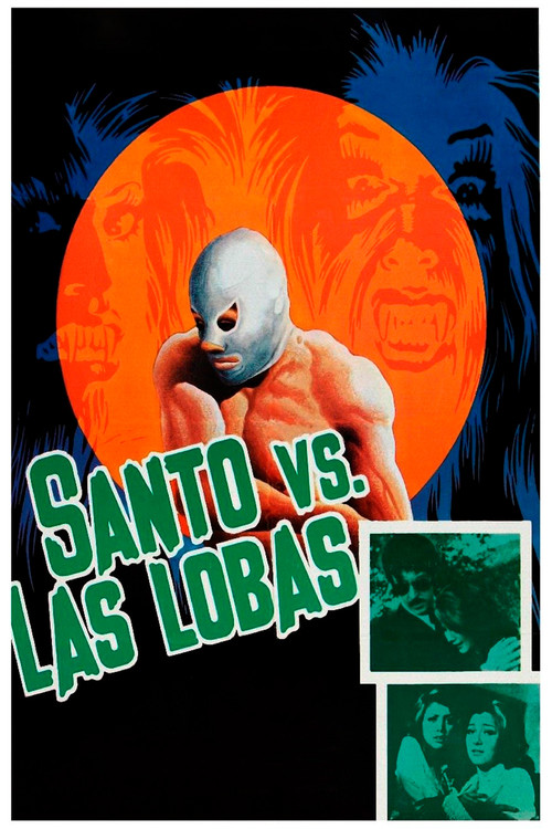Santo vs. the She-Wolves (1976) movie poster