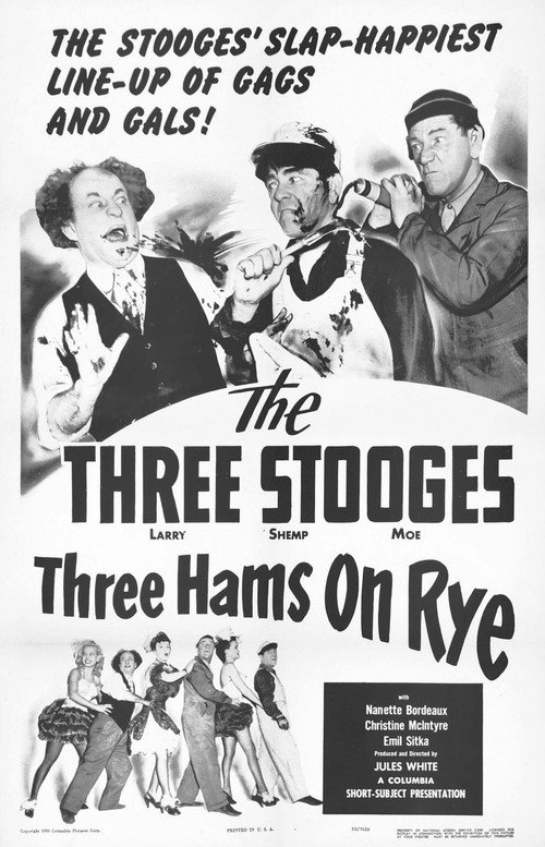 Three Hams on Rye (1950) movie poster