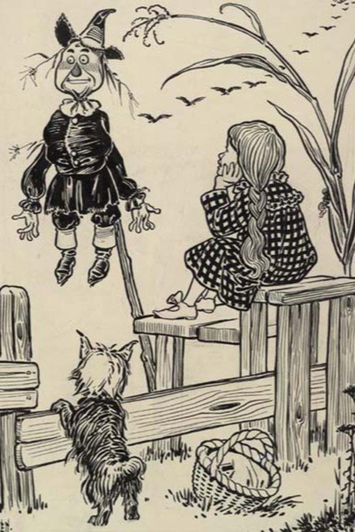 Dorothy and the Scarecrow in Oz (1910) movie poster