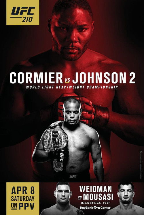 UFC 210: Cormier vs. Johnson 2 (2017) movie poster