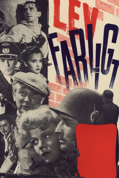 Lev farligt (1944) movie poster