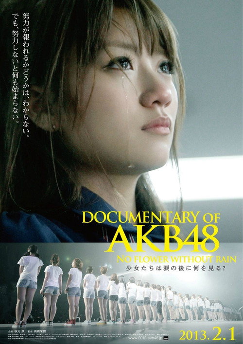 Documentary of AKB48 No Flower Without Rain (2013) movie poster