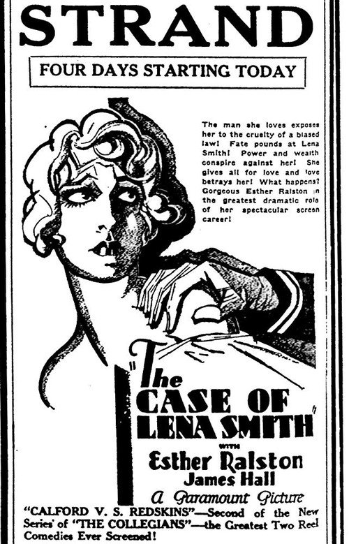 The Case of Lena Smith (1929) movie poster
