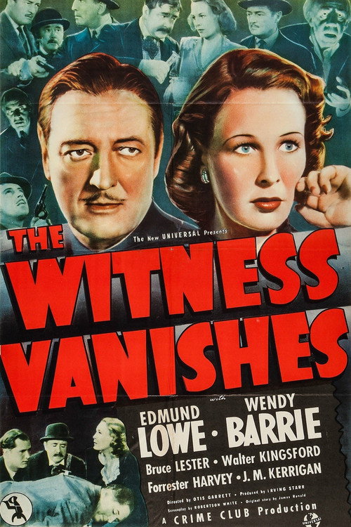 The Witness Vanishes (1939) movie poster