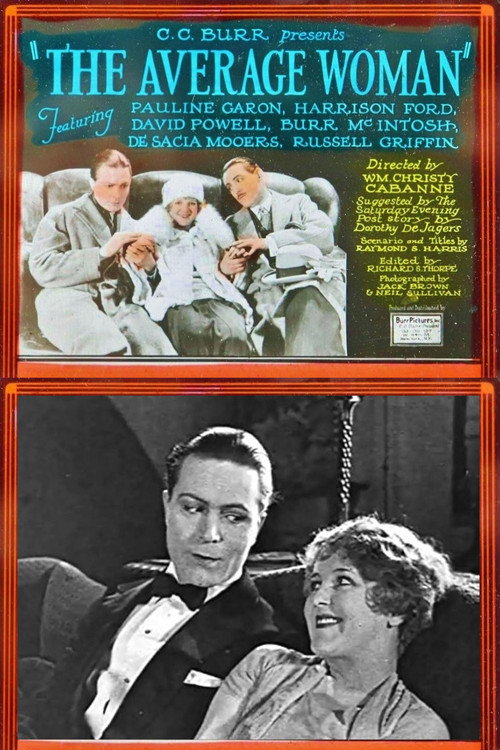 The Average Woman (1924) movie poster