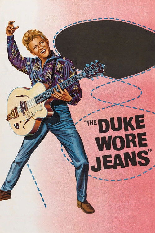 The Duke Wore Jeans (1958) movie poster