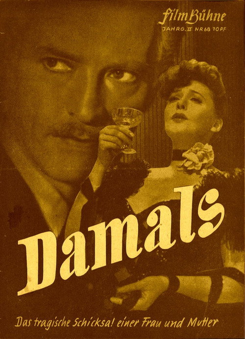 Damals (1943) movie poster