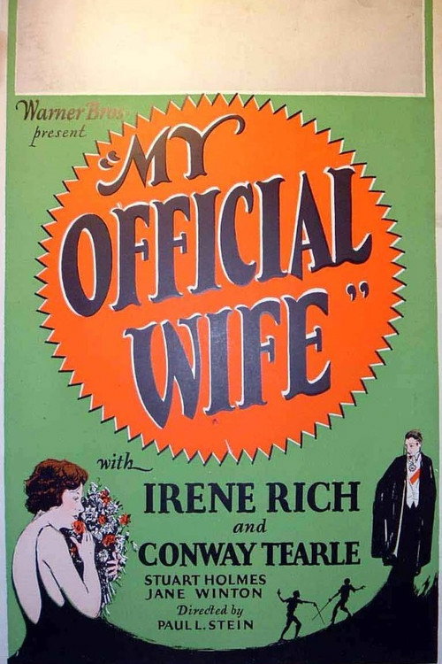 My Official Wife (1926) movie poster
