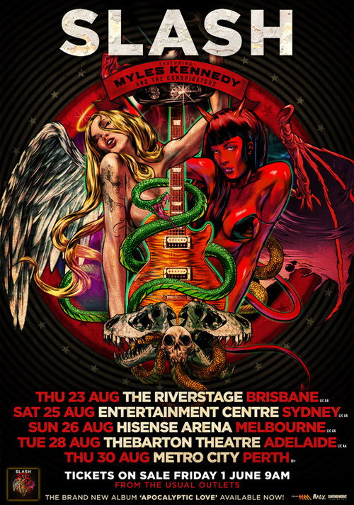 Slash ft. Myles Kennedy and The Conspirators - Live at Sydney (2012) movie poster
