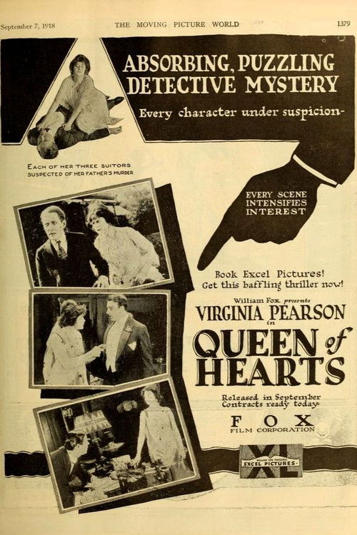 The Queen of Hearts (1918) movie poster