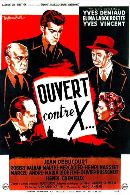 The Case Against X (1952) movie poster