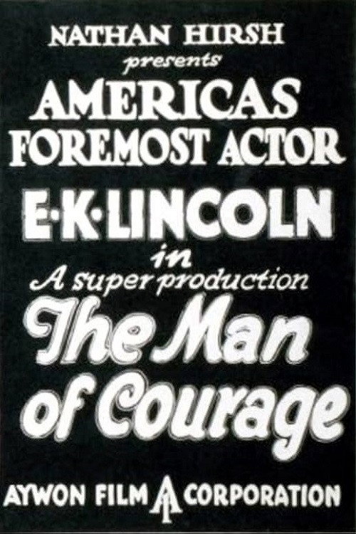 The Man of Courage (1922) movie poster