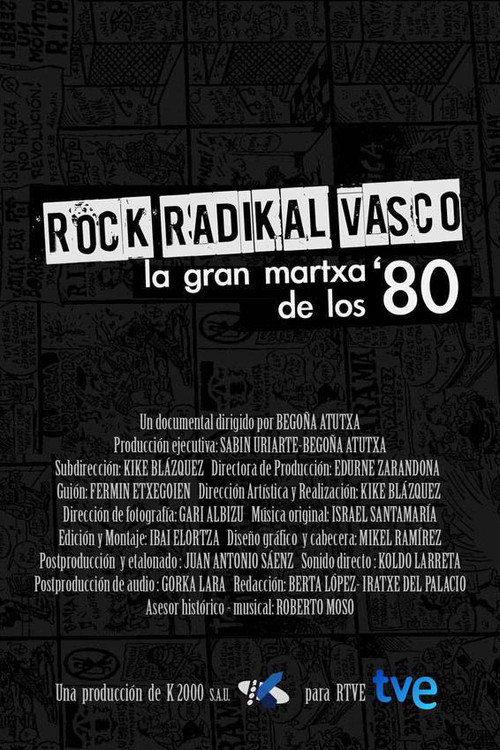 Rock Radikal Vasco: La gran martxa de los 80 (2013) movie poster