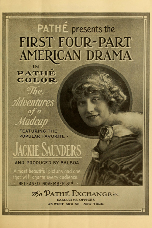 The Adventures of a Madcap (1915) movie poster