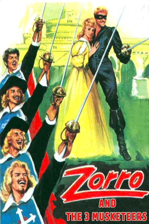 Zorro and the Three Musketeers (1963) movie poster