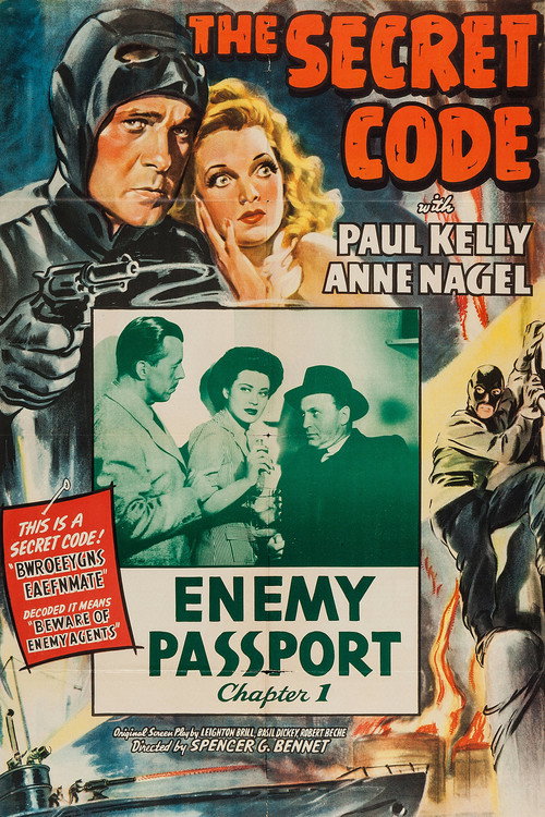 The Secret Code (1944) movie poster