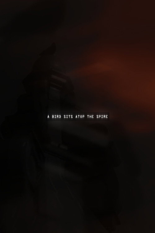 A Bird Sits atop the Spire (2026) movie poster