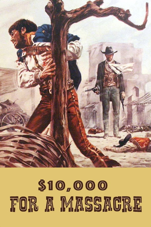 $10,000 for a Massacre (1967) movie poster