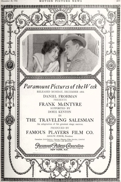 The Traveling Salesman (1916) movie poster