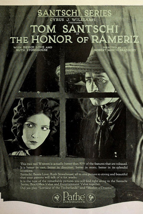 The Honor of Rameriz (1921) movie poster
